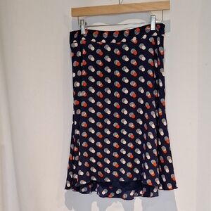 Kate Spade New York Skirt The Rules Stylish Polka Dot Skirt - Navy, Red, White